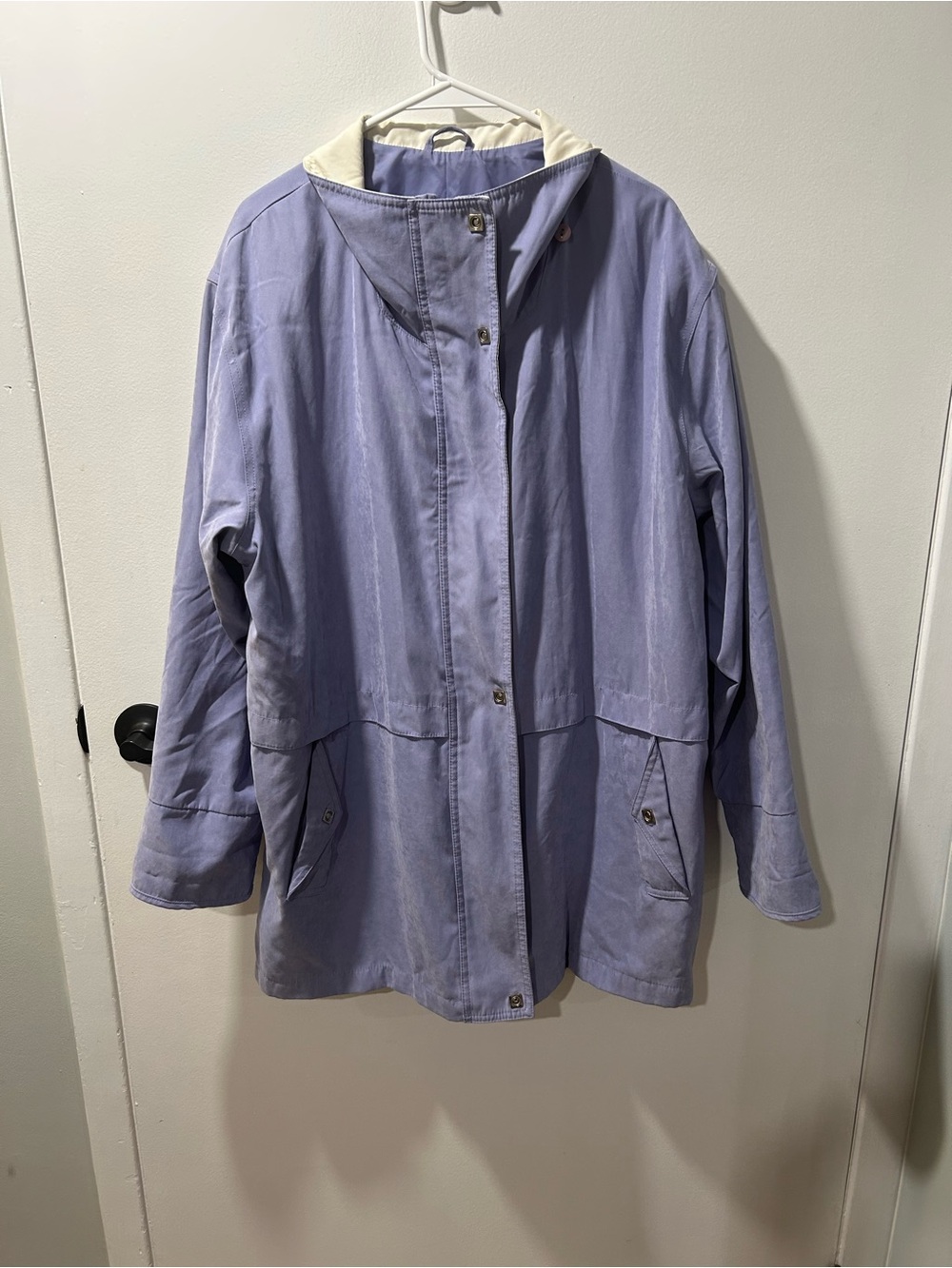 Worthington Lavender Blue Lightweight Utility Jacket – Women’s 1X